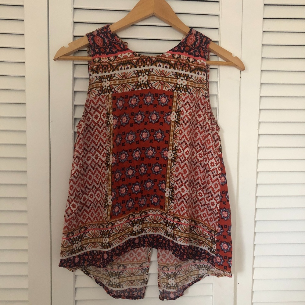 Halter bohemian top